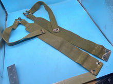 Load image into Gallery viewer, Original Pair of WW2 British Army 37 Pattern Khaki Canvas L-Straps - The Militaria Shop