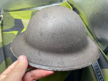 Load image into Gallery viewer, Original WW2 British Army Combat Helmet - Size Marked 6 1/2 - The Militaria Shop