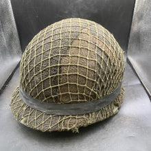 Load image into Gallery viewer, Genuine Dutch Army M53 Euroclone of WW2 US M1 Camouflaged Helmet & Liner Set - The Militaria Shop