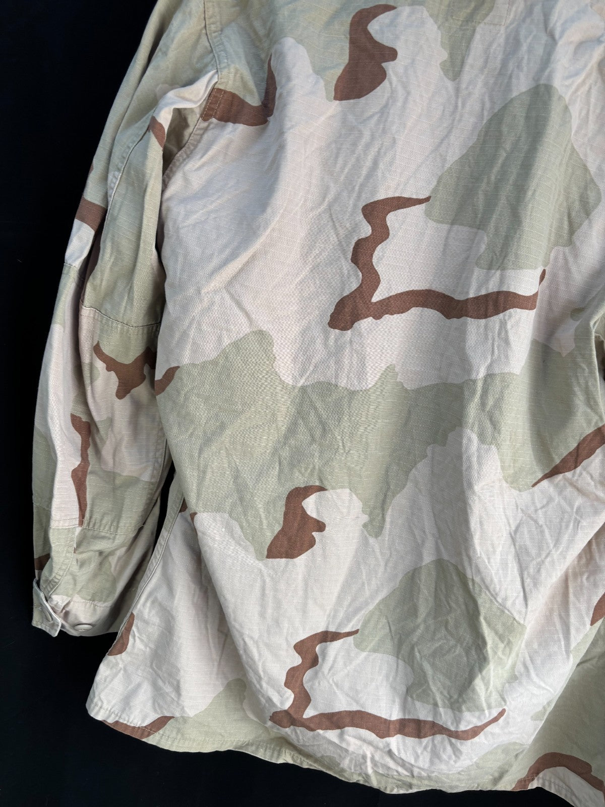 Gulf War US Army DCU Camouflaged Combat Field Coat/Jacket - Large/ Long - The Militaria Shop