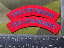 Lade das Bild in den Galerie-Viewer, British Army The Life Guards - Pair of Shoulder Titles - The Militaria Shop