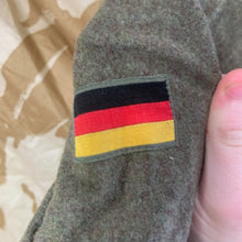 Load image into Gallery viewer, West German Field Jacket Green Wool Shirt Military Uniform Germany - 35" Chest - The Militaria Shop