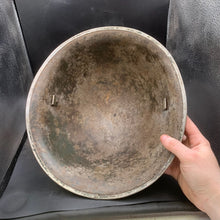 Charger l'image dans la galerie, Original WW2 British/Canadian Army Mk3 "Turtle" Combat Helmet - The Militaria Shop