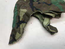 Load image into Gallery viewer, Original US Army Vietnam War Era M1 Camo Helmet Cover - Local Find - Combat Worn - The Militaria Shop
