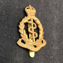 Load image into Gallery viewer, Original WW2 British Army Cap Badge - Royal Army Medical Corps - The Militaria Shop