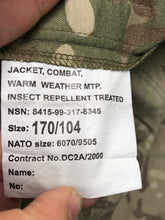 Charger l'image dans la galerie, British Army MTP Camouflaged Combat Jacket Warm Weather - Size 170/104 - The Militaria Shop