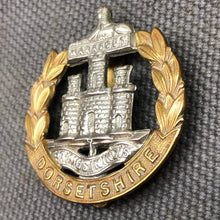 Load image into Gallery viewer, Original WW2 British Army Cap Badge - Dorsetshire Regiment - The Militaria Shop