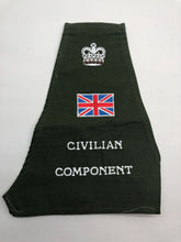 Lade das Bild in den Galerie-Viewer, British Army Civilian Component Embroidered Arm Brassard - The Militaria Shop