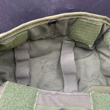 Load image into Gallery viewer, Genuine British Army Surplus OD Green Gas Mask Bag Haversack - The Militaria Shop