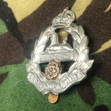 Load image into Gallery viewer, Original WW2 British Army Cap Badge - East Lancashire Regiment - The Militaria Shop