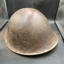 Load image into Gallery viewer, Original WW2 British/Canadian Army Mk3 Turtle Combat Helmet - The Militaria Shop