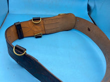 Load image into Gallery viewer, Original British Army Officer's Sam Browne Leather Belt - Approx 32" Waist - The Militaria Shop