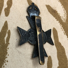 Load image into Gallery viewer, Original WW1 British Army Cap Badge - 16th London Regiment Queen's Westminster - The Militaria Shop