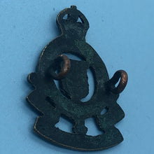 Load image into Gallery viewer, Original WW2 British Army Collar Badge - RAOC Ordnance Corps - Officers Bronze - The Militaria Shop