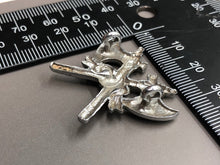 Load image into Gallery viewer, Original Cap Badge - Fire Brigade Crossed Axes - The Militaria Shop