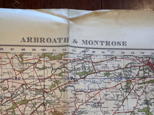 Load image into Gallery viewer, Original WW2 British Army GSGS Map of Scotland - Arbroath & Montrose - The Militaria Shop