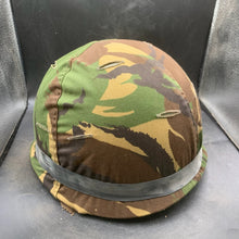 Load image into Gallery viewer, Genuine Dutch Army M53 Euroclone of US M1 Camouflaged Helmet & Liner Set - The Militaria Shop