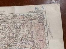 Load image into Gallery viewer, Original WW2 British Army GSGS OS Map of Scotland - Lanark - The Militaria Shop