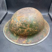 Load image into Gallery viewer, Original WW2 British Army Mk2 "Brodie" Combat Helmet - The Militaria Shop