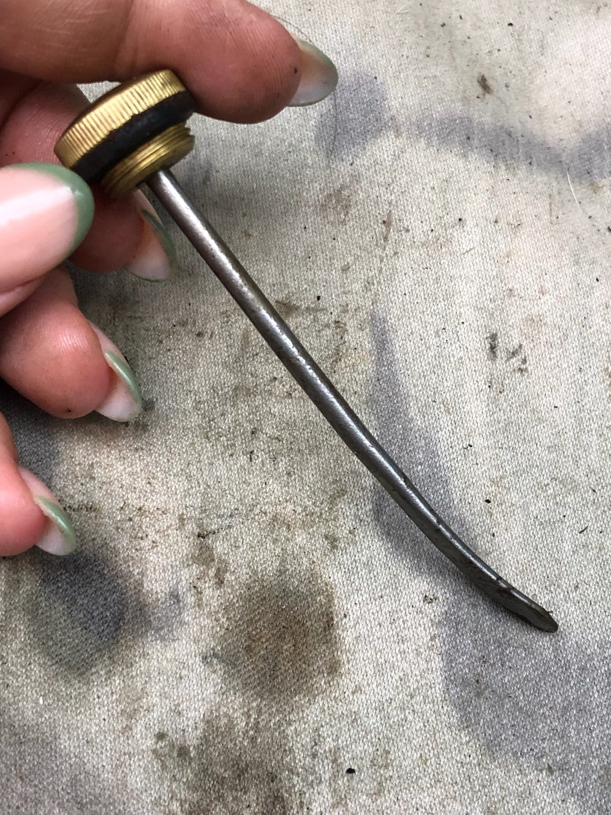 Original WW1 British Army SMLE Enfield Brass Oil Bottle - WD Marked - The Militaria Shop