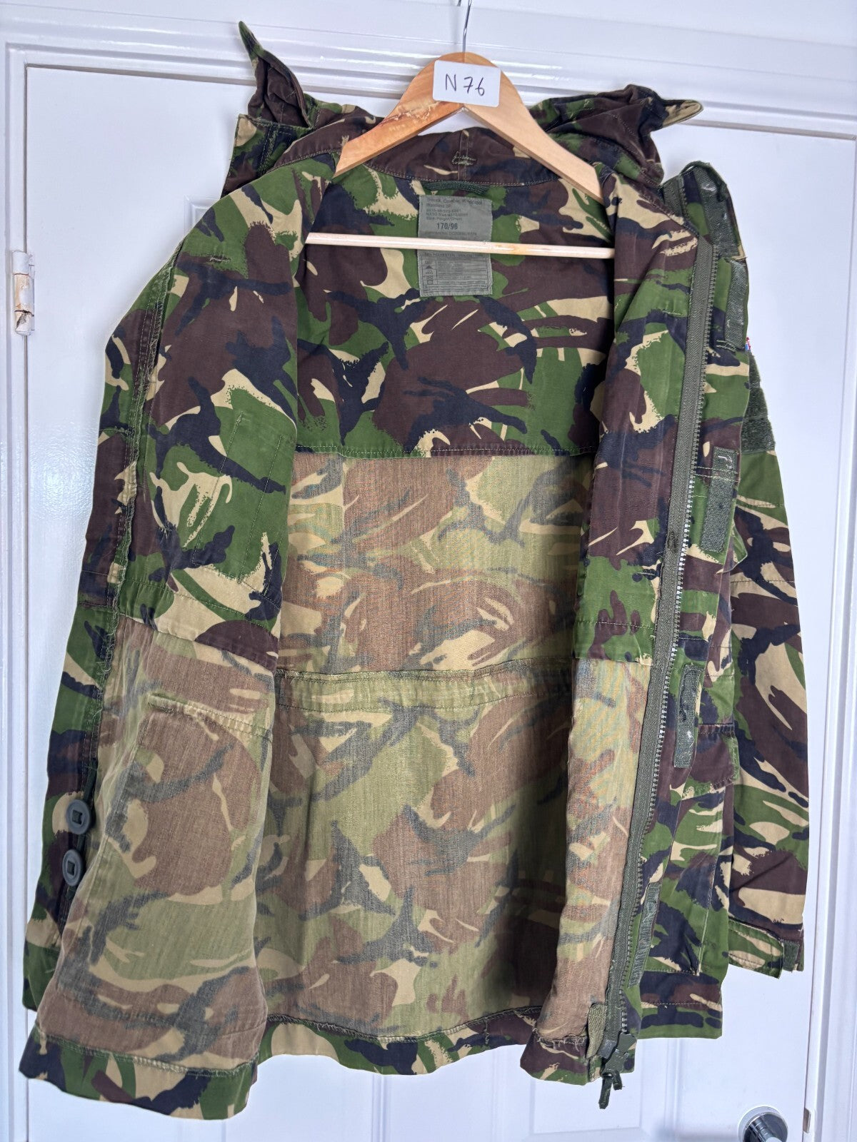 Genuine British Army DPM Camouflaged Windproof Smock -Size 170/96 - The Militaria Shop