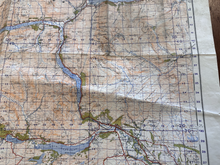 Load image into Gallery viewer, Original WW2 British Army OS Map of Scotland - Lock Katrine & Lock Earn - The Militaria Shop