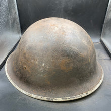 Load image into Gallery viewer, Original WW2 British/Canadian Army Mk3 "Turtle" Combat Helmet - The Militaria Shop