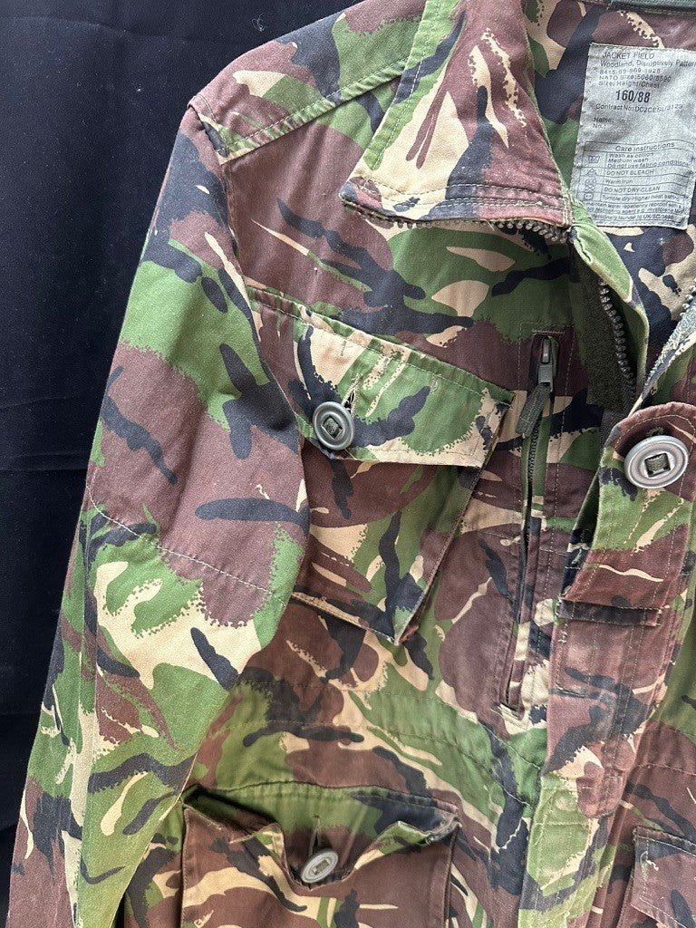 Genuine British Army DPM Camouflaged Combat Field Jacket - Size 160/88 - The Militaria Shop