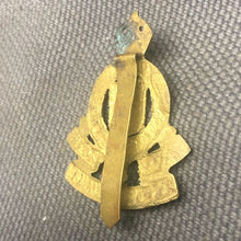 Load image into Gallery viewer, Original WW2 British Army Cap Badge - Royal Army Ordnance Corps RAOC - The Militaria Shop