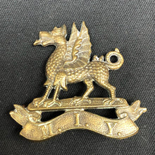 Load image into Gallery viewer, Original WW1 British Army Cap Badge - Montgomeryshire Imperial Yeomanry - The Militaria Shop
