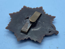 Load image into Gallery viewer, Original WW2 British Army GVI Royal Army Service Corps Plastic Economy Cap Badge - The Militaria Shop