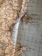 Load image into Gallery viewer, Original WW2 British Army GSGS OS Map of England & Wales - Torquay - The Militaria Shop