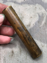 Load image into Gallery viewer, Original WW1 British Army SMLE Enfield Brass Oil Bottle - EFD Marked - The Militaria Shop