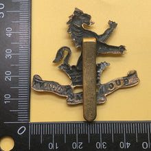 Load image into Gallery viewer, Original WW1 British Army 7th Dragoon Guards Cap Badge - The Militaria Shop