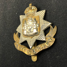Load image into Gallery viewer, Original British Army Cap Badge - East Surrey Regiment - The Militaria Shop