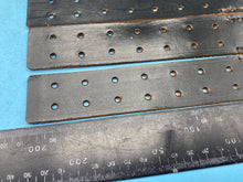 Load image into Gallery viewer, WW2 German Army belt leather fastening strip. Black Leather Reproduction - The Militaria Shop