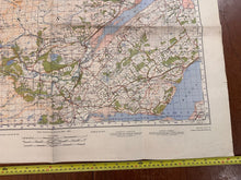 Load image into Gallery viewer, Original WW2 British Army GSGS Map of Scotland - Strathpeffer & Invergordon - The Militaria Shop