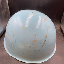Load image into Gallery viewer, Original Cold War era Czech Army VZ 53-80 Type United Nations UN Blue Helmet - The Militaria Shop