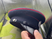 Lade das Bild in den Galerie-Viewer, Original British Army - Royal Engineers Peaked Cap - Size 56cm - The Militaria Shop