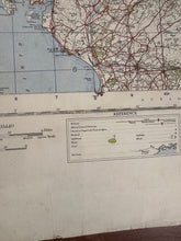 Charger l'image dans la galerie, Original WW2 British Army RAF Navy Base Map of Scotland - Glasgow - The Militaria Shop