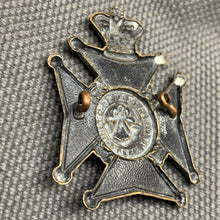 Load image into Gallery viewer, British Army Victorian King's Royal Rifle Corps (K.R.R.C.) Militia Cap Badge - The Militaria Shop