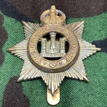 Load image into Gallery viewer, Original British Army The Devonshire Regiment Cap Badge - The Militaria Shop