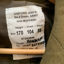 Charger l'image dans la galerie, Genuine British Army No.2 Dress Uniform Tunic Jacket - Size 170/104/88 - The Militaria Shop