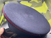 Load image into Gallery viewer, Original British Army Royal Engineers Peaked Cap - 59cm - The Militaria Shop