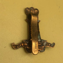Charger l'image dans la galerie, Original British Army Cap Badge - 11th Prince Albert's Own Hussars - The Militaria Shop