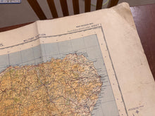 Load image into Gallery viewer, Original WW2 British Army RAF Navy Base Map of Scotland - The Eastern Highlands - The Militaria Shop