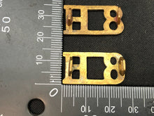Load image into Gallery viewer, Original WW1 British Army Brass Shoulder Titles - 8th Hussars - The Militaria Shop