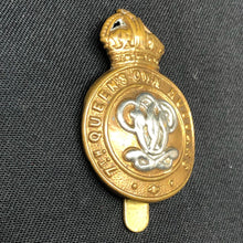 Load image into Gallery viewer, Original WW2 British Army Cap Badge - 7th Queens Own Hussars - The Militaria Shop