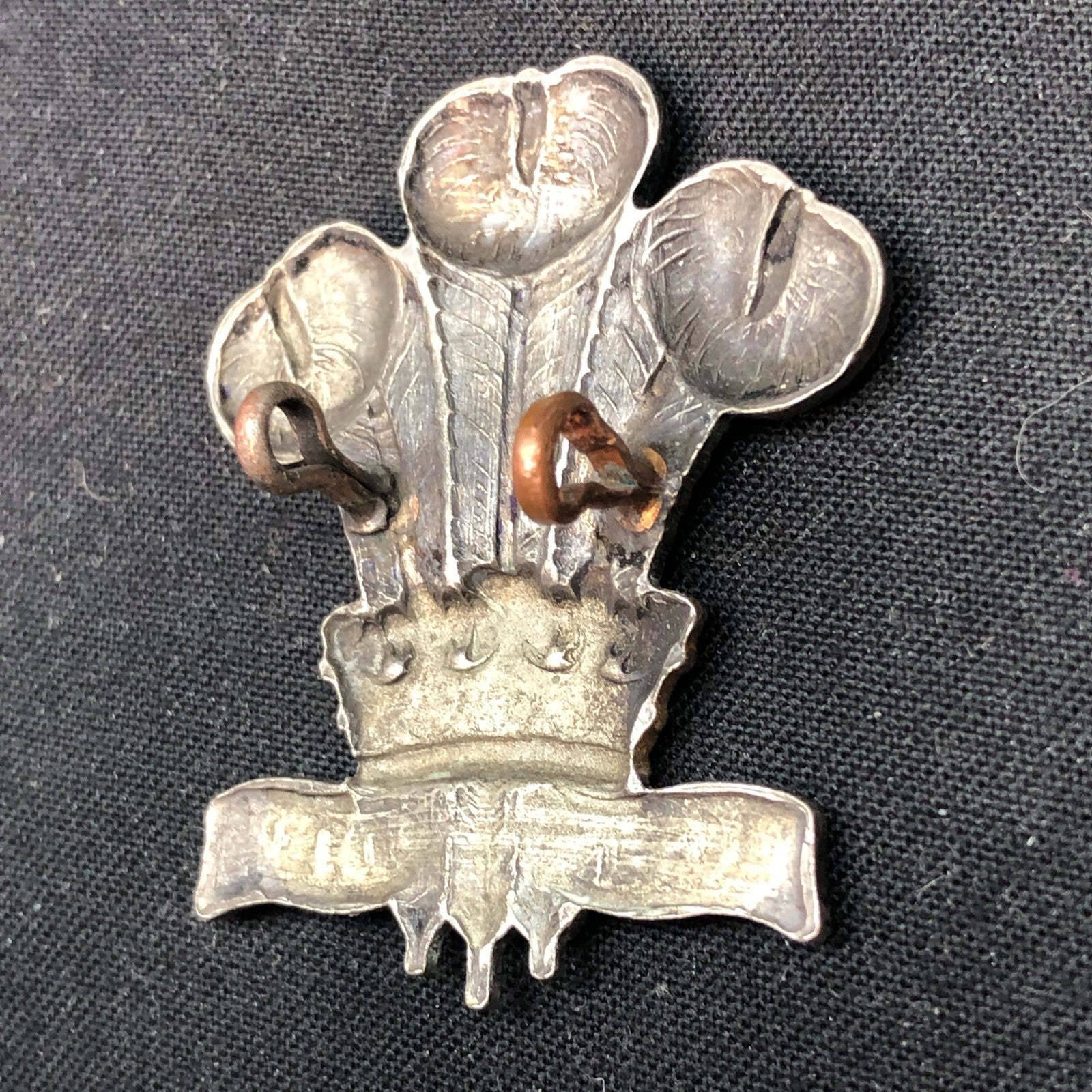 Original WW2 British Army Cap Badge - Royal Regiment of Wales - The Militaria Shop