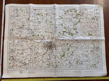 Load image into Gallery viewer, Original WW2 British Army GSGS Os Map of Great Britain - York - The Militaria Shop